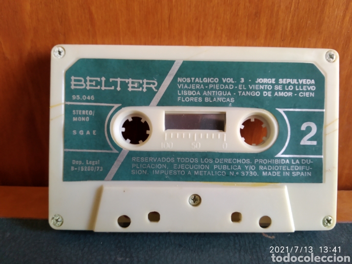 Casetes antiguos: Jorge Sep&uacute;lveda, nostalgico - Foto 3