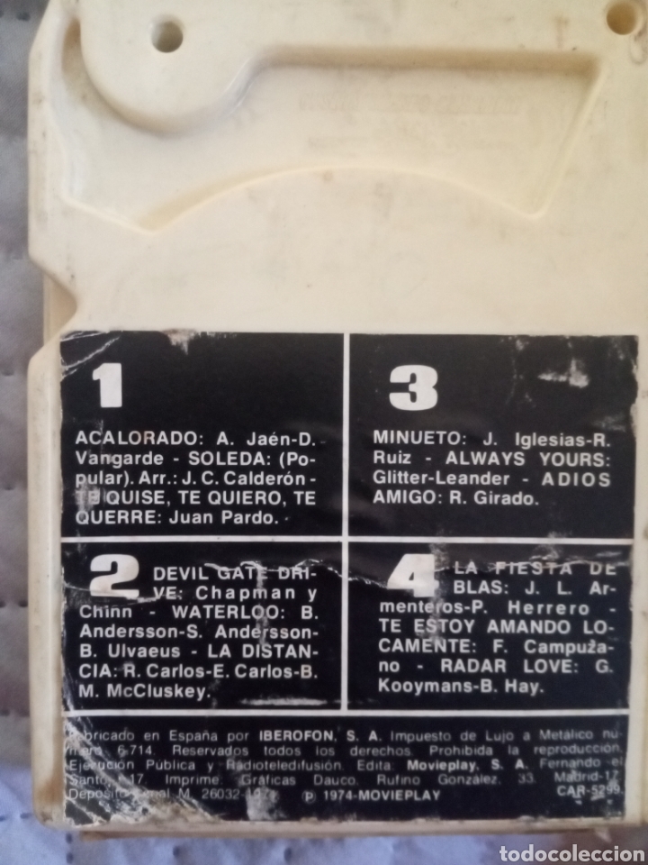 Casetes antiguos: Stereo 8 Bailotecos - Foto 2