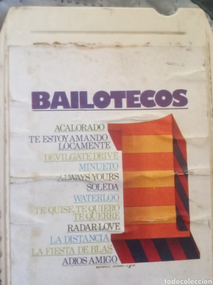 Casetes antiguos: Stereo 8 Bailotecos - Foto 1