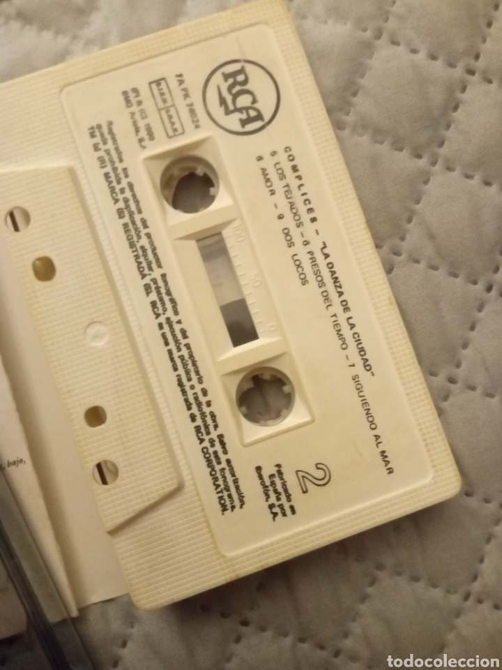 Casetes antiguos: Cinta cassette C&oacute;mplices, &rdquo;la danza de la ciudad&rdquo; - Foto 2