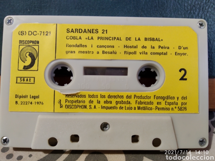 Casetes antiguos: Sardanes - La Principal de la Bisbal - Foto 2