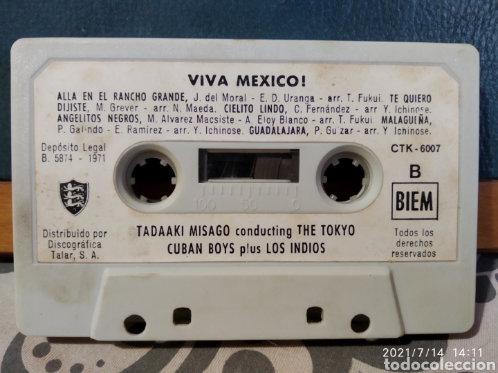 Casetes antiguos: Viva M&eacute;xico - Foto 2