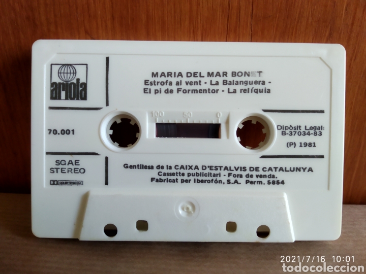 Casetes antiguos: Lluis Llach - Maria del Mar Bonet - Foto 2
