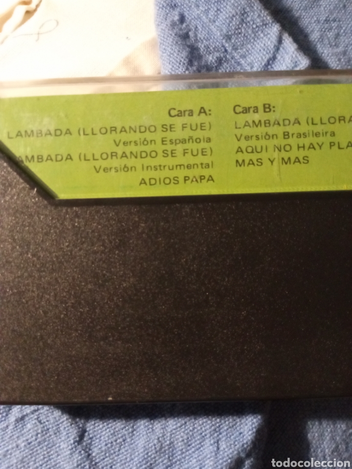 Casetes antiguos: Cinta casete LAMBADA VERSION ESPA&Ntilde;OLA Y OTROS EXITOS - Foto 2