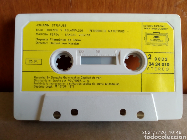 Casetes antiguos: Valses, Polkas, Marchas - Strauss - Foto 2