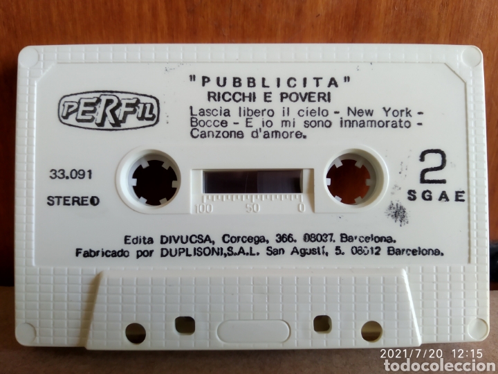 Casetes antiguos: Ricchi & Poveri - Foto 3