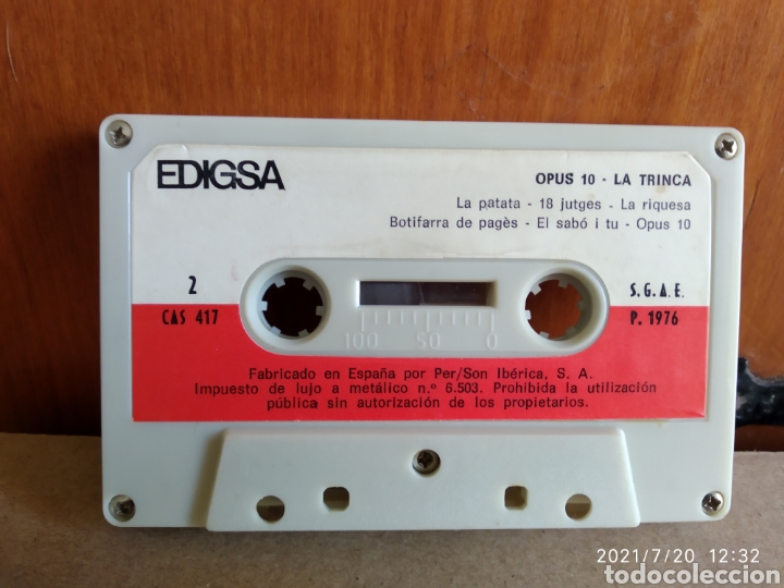 Casetes antiguos: La Trinca - Opus 10 - Foto 2