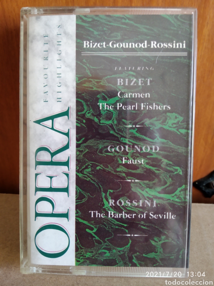 Casetes antiguos: Opera - Bizet, Gounod, Rossini - Foto 1