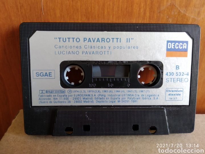 Casetes antiguos: Pavarotti -Tutto II - Foto 2