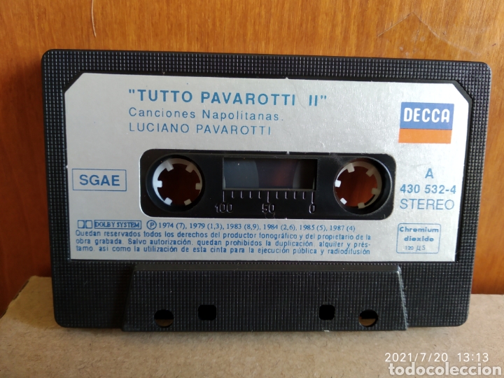 Casetes antiguos: Pavarotti -Tutto II - Foto 3