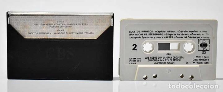 Casetes antiguos: Luis Cobos - Capriccio Russo. Casete - Foto 2