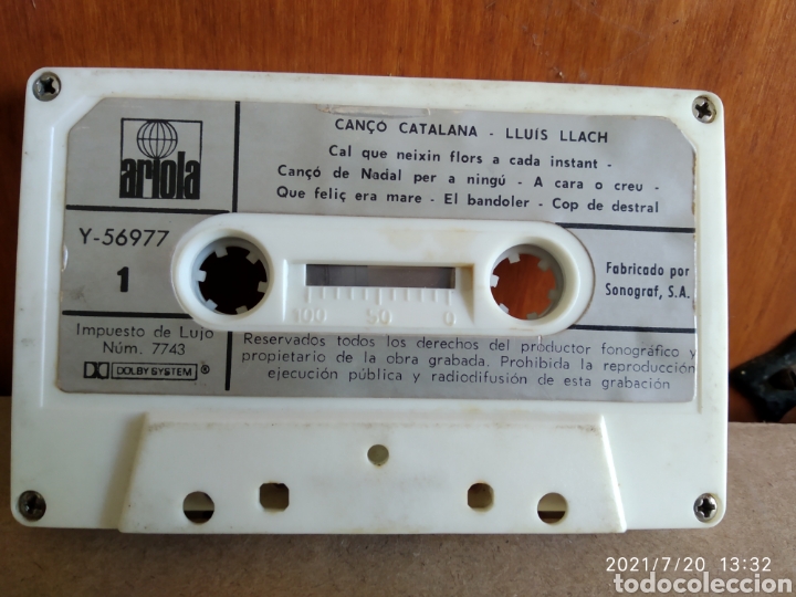 Casetes antiguos: Maria del Mar Bonet - Lluis Llach - Foto 3