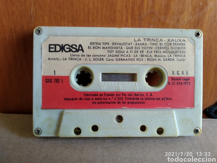 Casetes antiguos: La Trinca - Xauxa - Foto 3