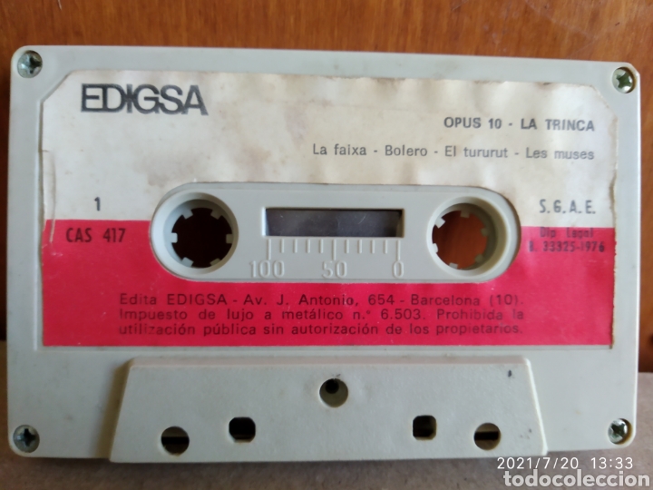 Casetes antiguos: La Trinca - Opus 20 - Foto 3