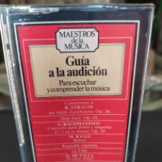 Casetes antiguos: MAESTROS DE LA MÚSICA GUIA A LA AUDICION N.18