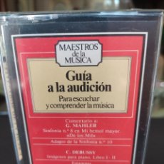 Casetes antiguos: MAESTROS DE LA MÚSICA GUIA A LA AUDICION N.19
