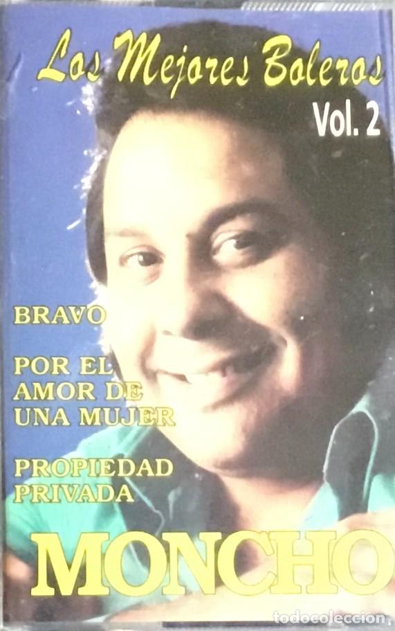 Casetes antiguos: MONCHO - LOS MEJORES BOLEROS VOL 2 - Foto 1