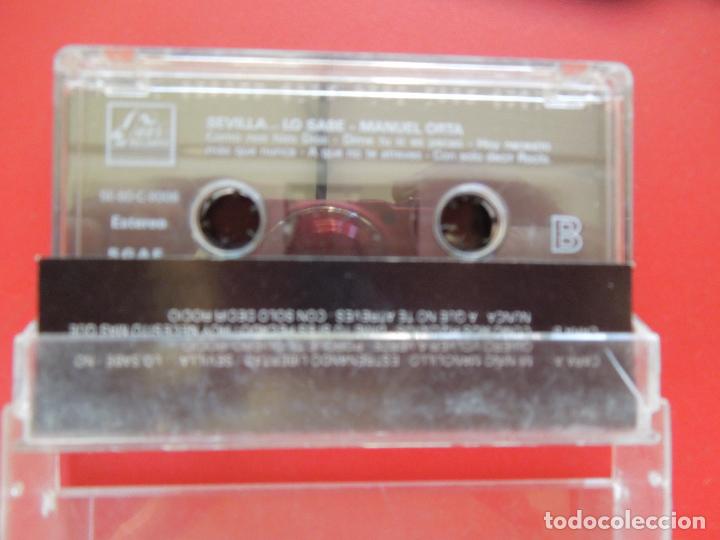 Casetes antiguos: MANUEL ORTA - SEVILLA LO SABE - CASSETTE - Foto 2