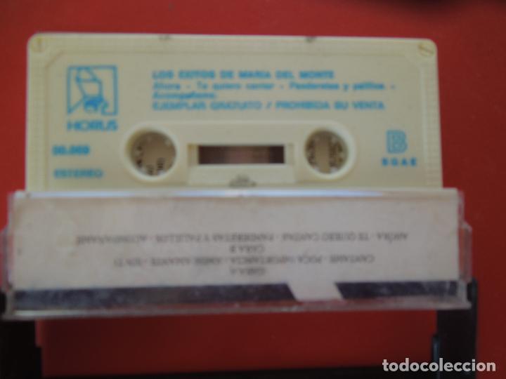 Casetes antiguos: MARIA DEL MONTE - GRANDES EXITOS - LENOR - Foto 2