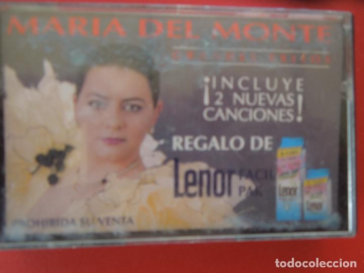 Casetes antiguos: MARIA DEL MONTE - GRANDES EXITOS - LENOR - Foto 1