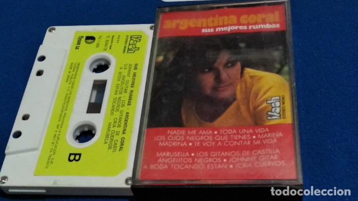Cassette antiche: CASETE CINTA CASSETTE ( ARGENTINA CORAL - SUS MEJORES RUMBAS) 1976 FLYSON- FLAMENCO