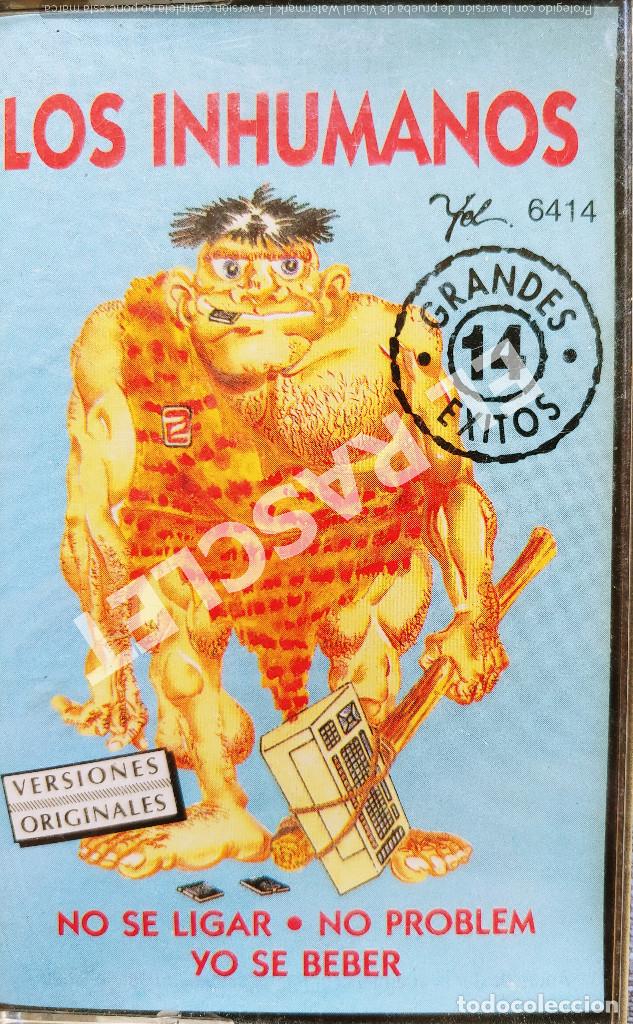 Casetes antiguos: CINTA CASSETTE DE LOS INHUMANOS - 14 EXITOS - Foto 1