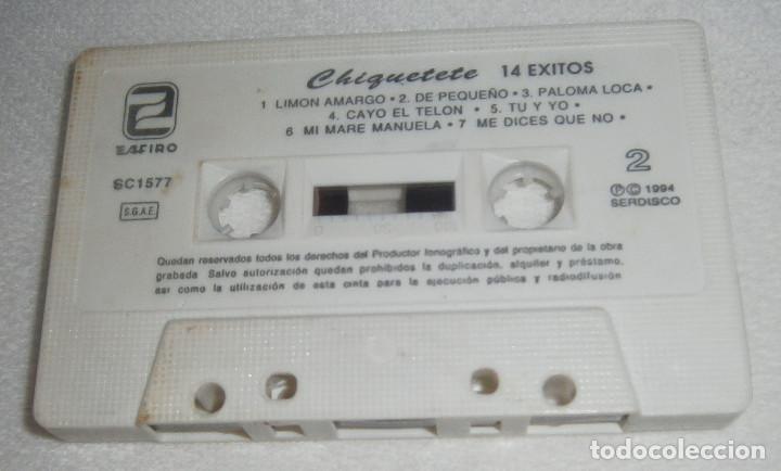 Casetes antiguos: casetes Rafael Farina - exitos ecos del rocio - 14 exitos chiquetete - requiebros - Foto 3