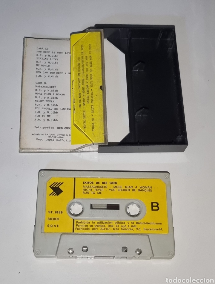 Casetes antiguos: BEE GEES / CASSETTE SPAIN / &Eacute;XITOS - Foto 2