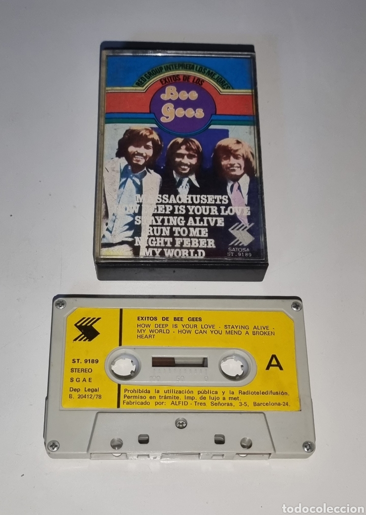 Casetes antiguos: BEE GEES / CASSETTE SPAIN / &Eacute;XITOS - Foto 1