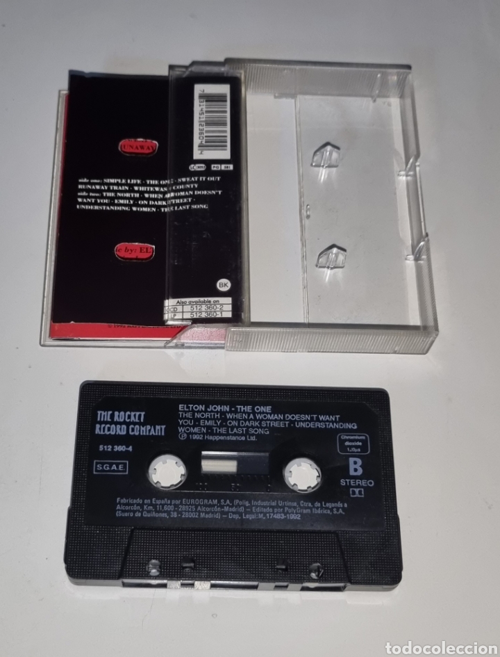 Casetes antiguos: ELTON JOHN / CASSETTE 1992 EU / THE ONE - Foto 2