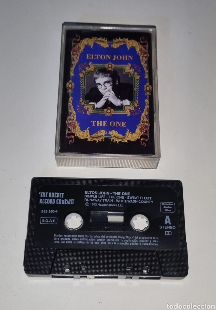 Casetes antiguos: ELTON JOHN / CASSETTE 1992 EU / THE ONE - Foto 1