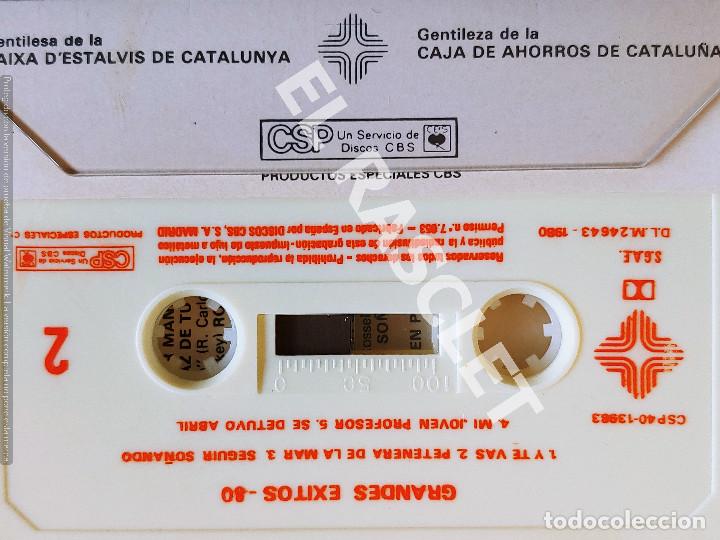 Casetes antiguos: CINTA CASSETTE DE : GRANDES EXITOS DE LOS 80 - Foto 3