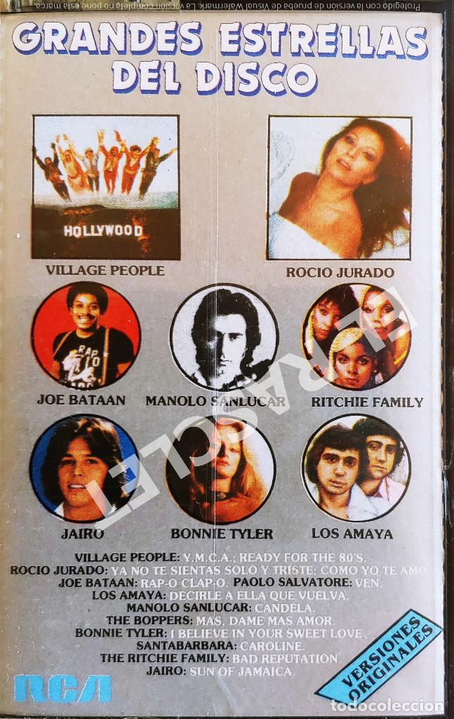 Casetes antiguos: CINTA CASSETTE DE : GRANDES ESTRELLAS DEL DISCO - VERSIONES ORIGINALES