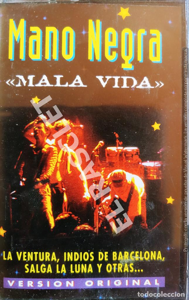 Casetes antiguos: CINTA CASSETTE DE : MANO NEGRA - MALA VIDA - Foto 1