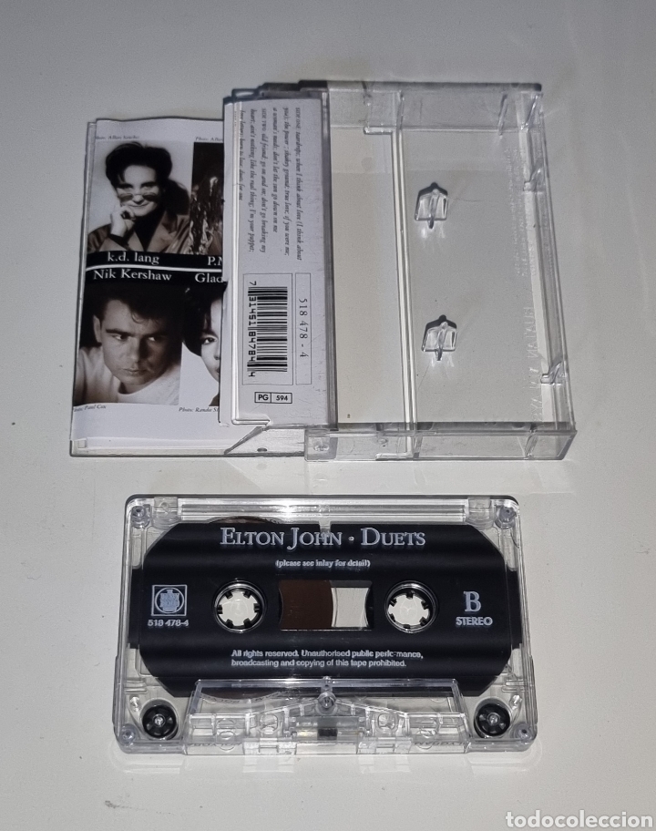 Casetes antiguos: ELTON JOHN / CASSETTE / DUETS - Foto 2
