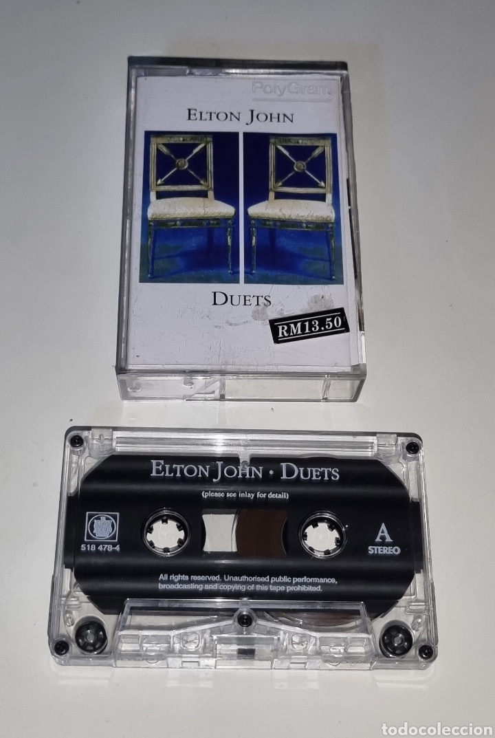 Casetes antiguos: ELTON JOHN / CASSETTE / DUETS - Foto 1