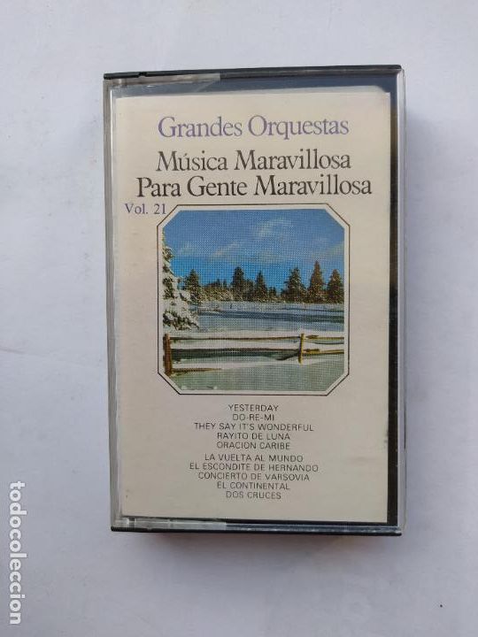 Alte Kassetten: M&Uacute;SICA MARAVILLOSA PARA GENTE MARAVILLOSA VOL. 21. CASETE. TDKCST36
