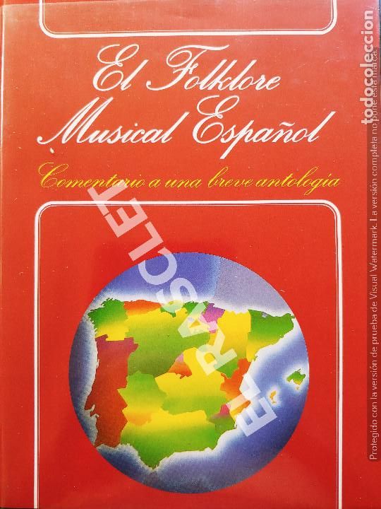 Casetes antiguos: EL FOLKLORE MUSICAL ESPA&Ntilde;OL -BREVE ANTOLOGIA + LIBRO + 3 CINTAS CASSETTE Y ESTUCHE