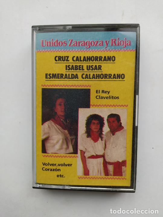 Old Cassettes: Unidos Zaragoza y La Rioja Cruz Calahorrano Isabel usar y Esmeralda Calahorrano - CASETE TDKCST38