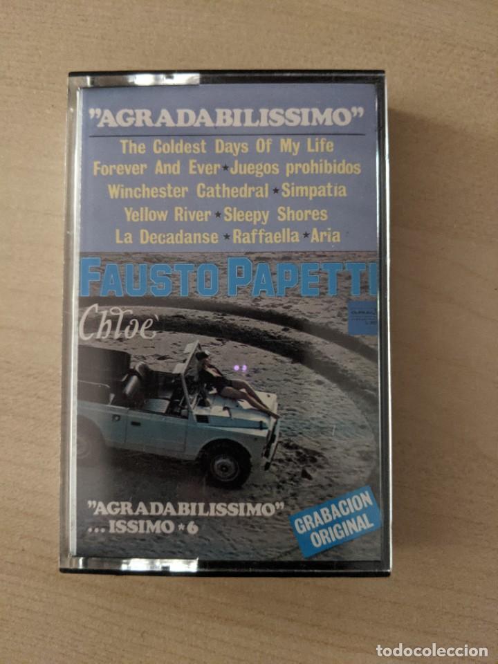 Casetes antiguos: CASETE FAUSTO PAPETTI &rdquo;AGRADABILISSIMO&rdquo; - Foto 1