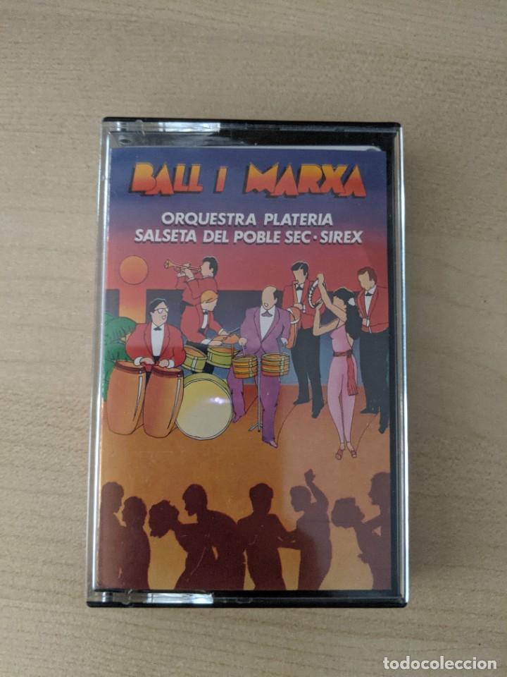 Casetes antiguos: CASETE &rdquo;BALL I MARXA: ORQUESTRA PLATERIA SALSETA DEL POBLE SEC-SIREX&rdquo;