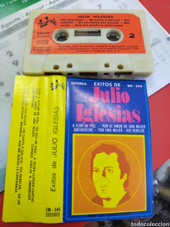 Casetes antiguos: &Eacute;xitos de Julio iglesias casete 1975 - Foto 1