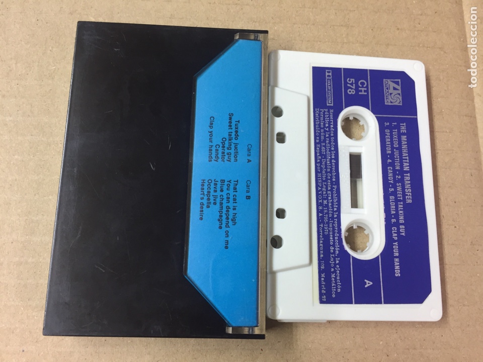 Casetes antiguos: THE MANHATTAN TRANSFER, CASSETTE - Foto 2