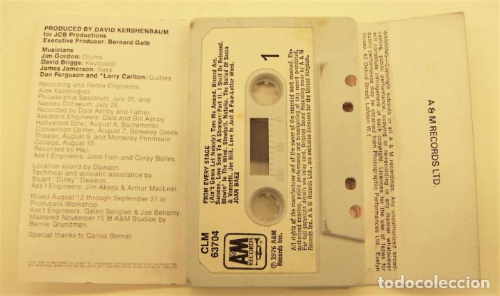 Casetes antiguos: CINTA CASETE - de JOAN BAEZ - FROM EVERY STAGE - Foto 2