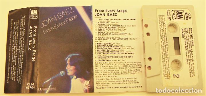 Casetes antiguos: CINTA CASETE - de JOAN BAEZ - FROM EVERY STAGE - Foto 1