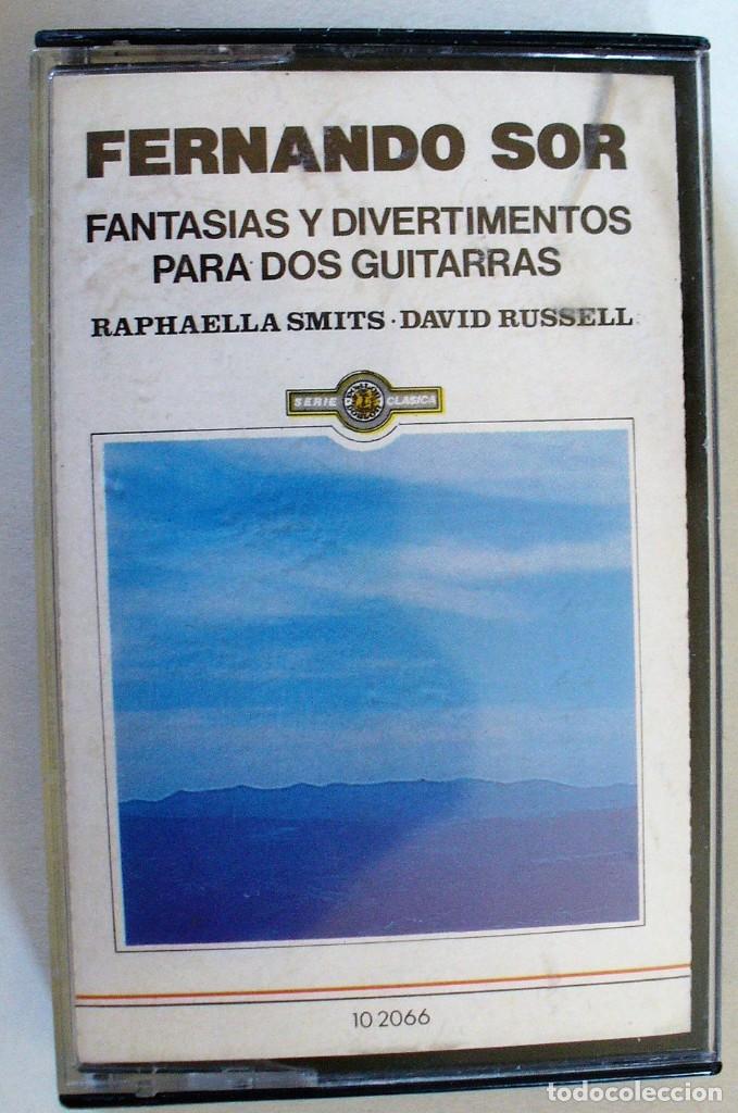 Casetes antiguos: FERNANDO SOR-FANTASIAS Y DIVERTIMENTOS PARA DOS GUITARRAS