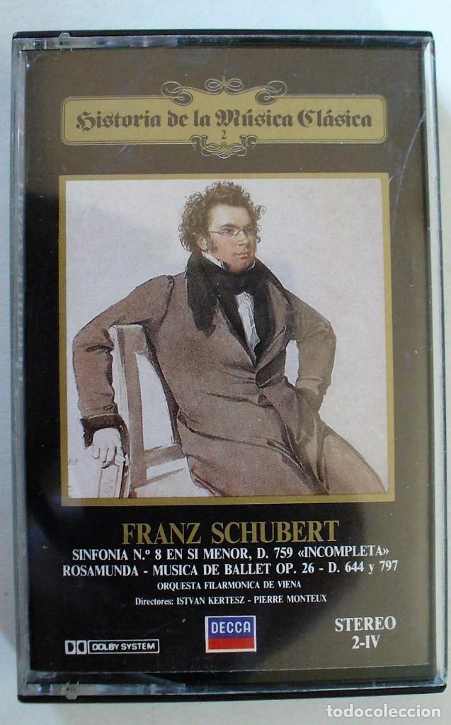 Casetes antiguos: HISTORIA MUSICA CLASICA 1- FRANZ SCHUBERT