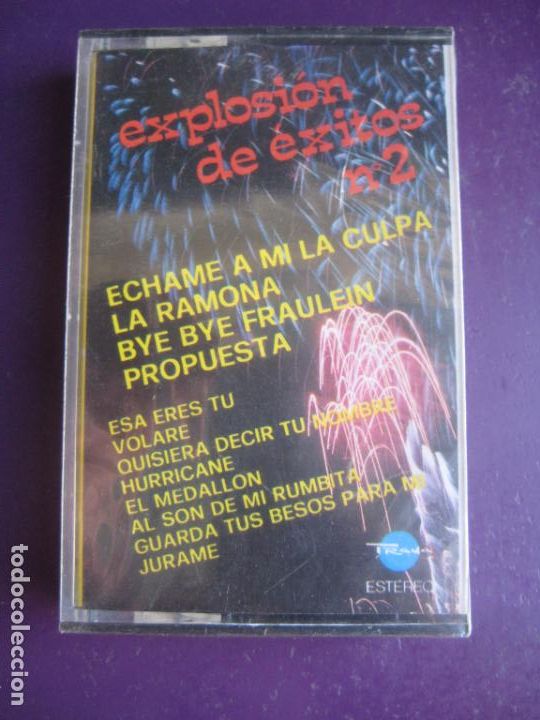 Casetes antiguos: EXPLOSION DE EXITOS N&ordm; 2 - CASETE TRAMA PRECINTADA - VERSIONES EXITOS 70S - DYLAN - ETC - Foto 1