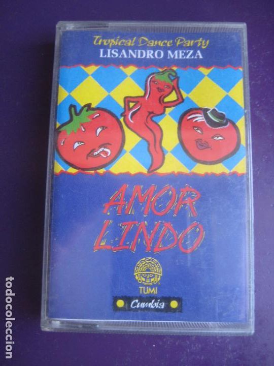 Alte Kassetten: Lisandro Meza &ndash; Amor Lindo - CASETE TUMI 1991 EDICION INGLESA SIN USO - CUMBIA