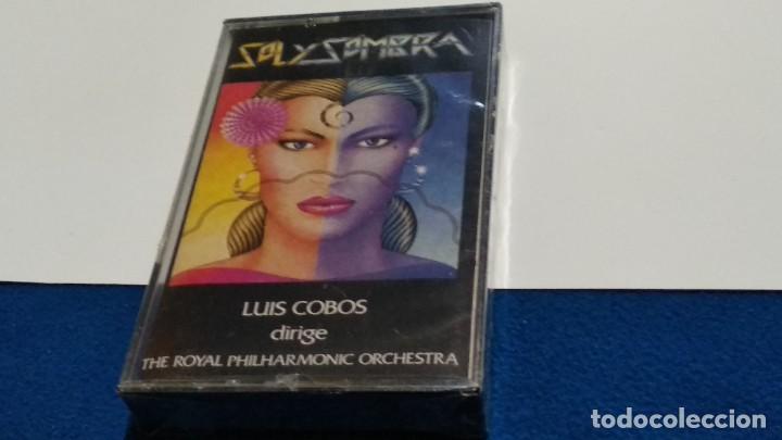 Cassetes antigas: CASETE(Luis Cobos Dirige The Royal Philharmonic Orchestra.Sol Y Sombra/ PASODOBLES)CBS &lrm;1983